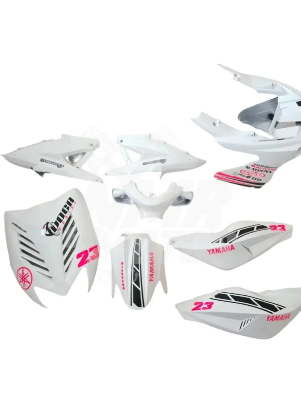 kit adhesivos voca aerox rosa y negro