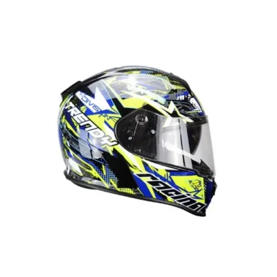 Casco Integral Azul Y Amarillo Fluor Jpg.webp