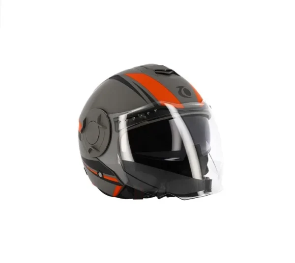 Casco Jet Gris Y Rojo Mate Jpg.webp