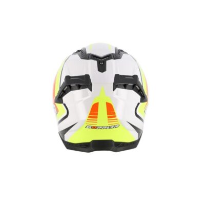 Casco Cross Doppler Amarillo Y Naranja...