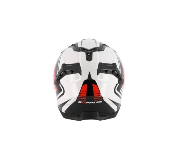 Casco Cross Doppler Rojo Y Negro M..