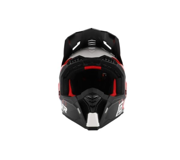 Casco Cross Doppler Rojo Y Negro M.