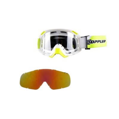 Gafas Cross Doppler Amarillo Flúor 1