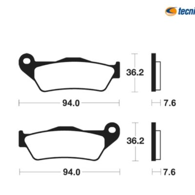 Pastillas Freno Delanteras Tecnium Ktm Sinterizadas Mo171