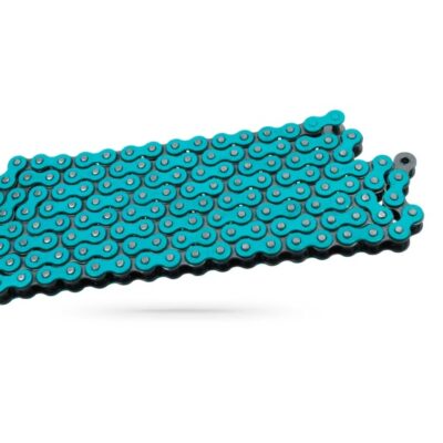 Cadena TransmisiÓn Voca 420, 136 Eslabones Azul Cyan