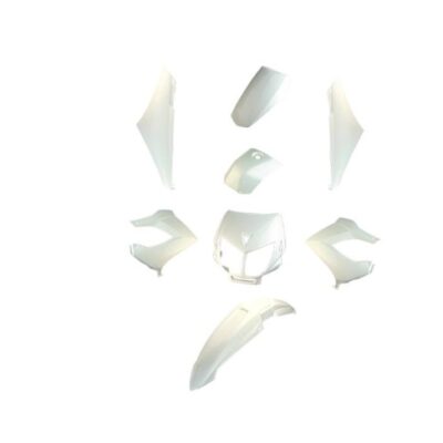 Carenado Derbi Senda 2000 2010 8 Piezas Blanco