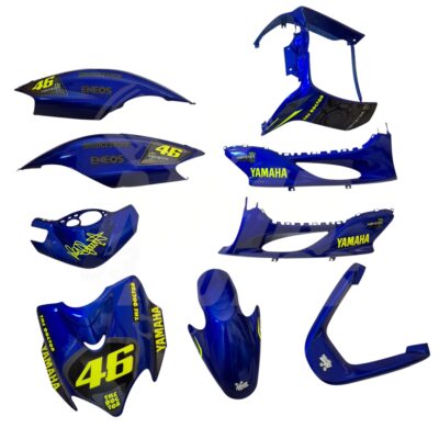 Carenado Yamaha Jog R Rr Azul ElÉctrico + Adhesivos Rossi Photoroom