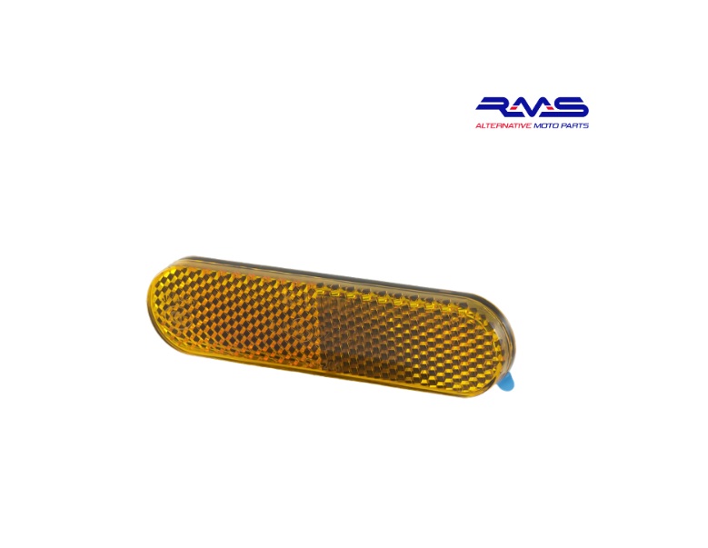 CatadiÓptrico Lateral Ovalado Naranja Adhesivos