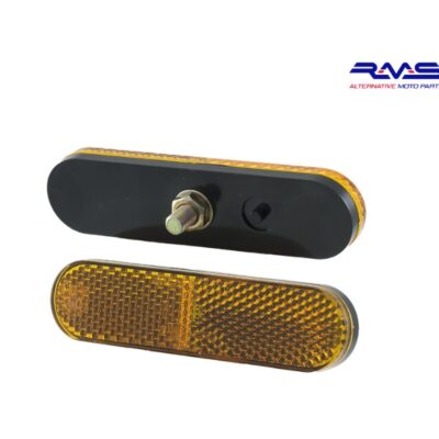 CatadiÓptrico Lateral Ovalado Naranja Tornillo