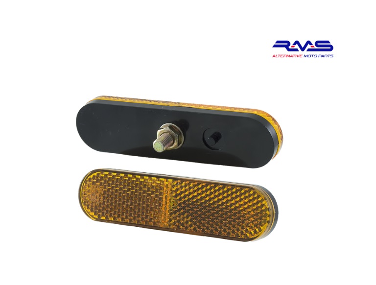 CatadiÓptrico Lateral Ovalado Naranja Tornillo