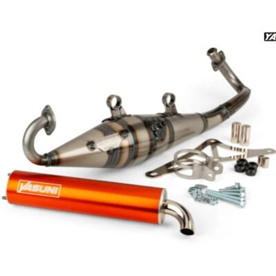 Tubo Escape Yasuni Z Piaggio Silencioso Naranja..