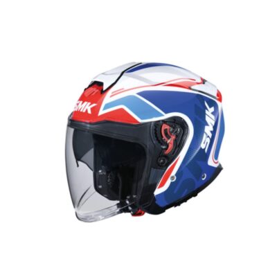 Casco Smk Gtj Tourer Decorado Brillo..
