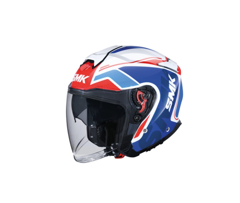 Casco Smk Gtj Tourer Decorado Brillo..