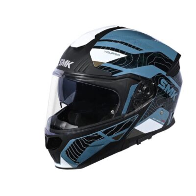 Casco Smk Gullwing Navigator Decorado Brillo