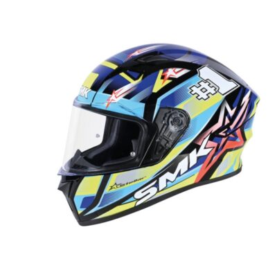 Casco Smk Stellar Uno Decorado Mate