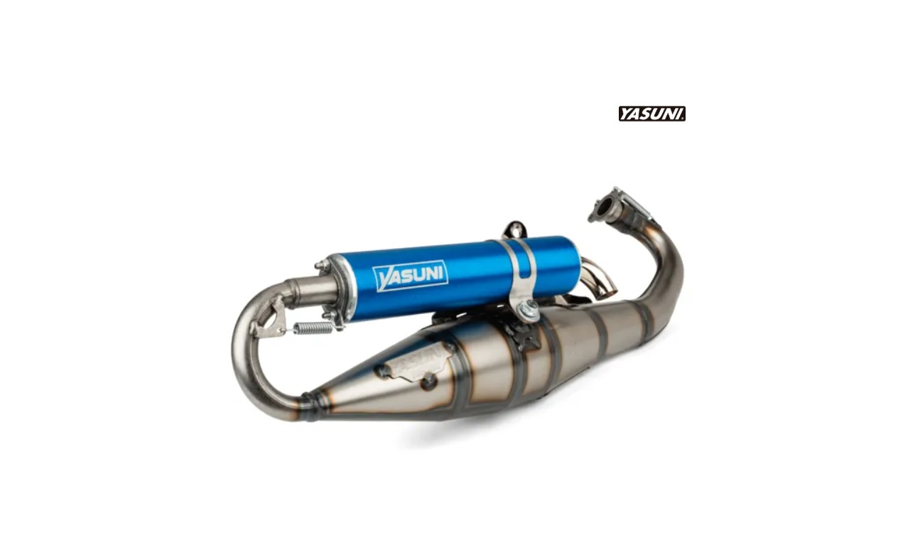 Tubo Escape Yasuni Carrera 16 Piaggio Azul