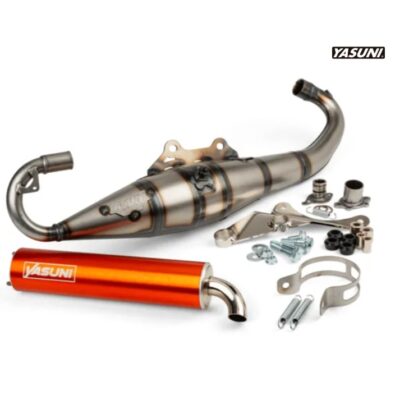 Tubo Escape Yasuni Carrera 16 Piaggio Naranja..