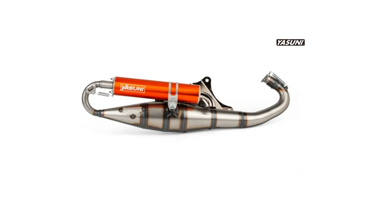 Tubo Escape Yasuni Carrera 16 Piaggio Naranja