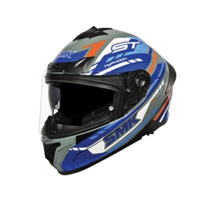 Casco Smk Typhoon Sports Tourer Decorado Mate