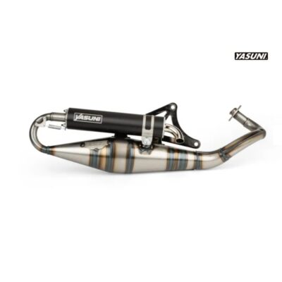 Tubo Escape Yasuni R Pro Piaggio Silencioso Negro