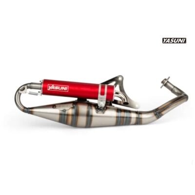 Tubo Escape Yasuni R Pro Piaggio Silencioso Rojo