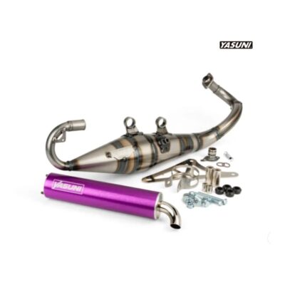 Tubo Escape Yasuni R Pro Piaggio Silencioso Violeta..