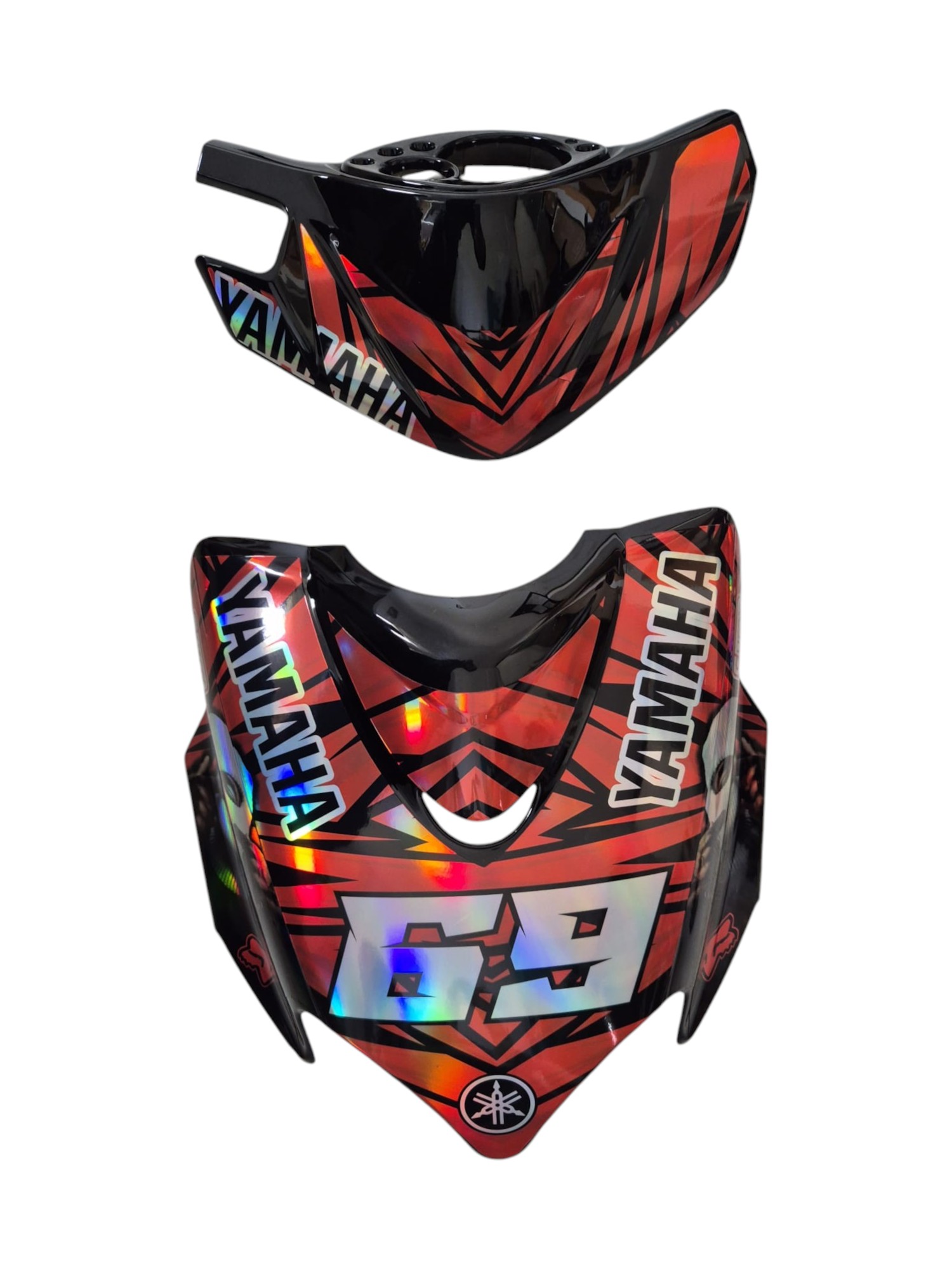 Carenado Yamaha Jog R Rr Negro + Adhesivos Gta HologrÁficos..... Photoroom