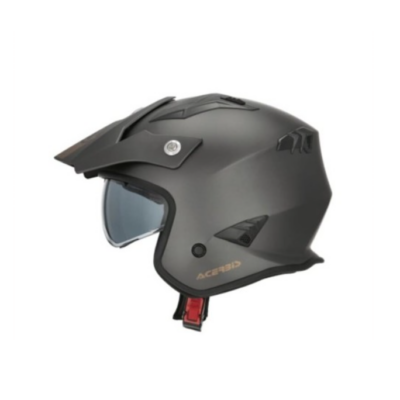 Casco Acerbis Jet Aria Gris Nardo Y Dorado