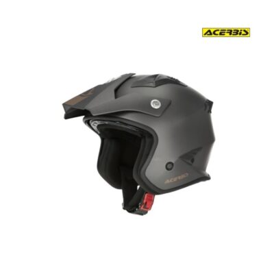 Casco Acerbis Jet Aria Gris Nardo Y Dorado M