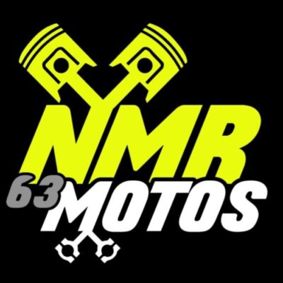 Logo Nmr63motos Fondo Negro