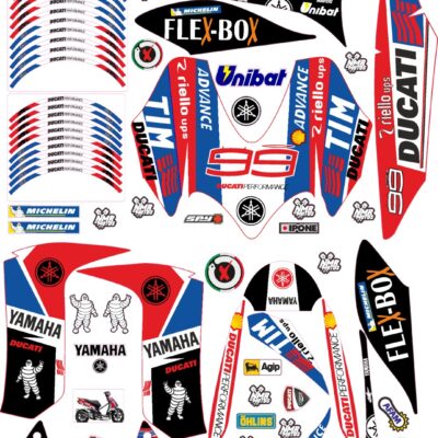 Adhesivos Yamaha Jog Rrr Ducati
