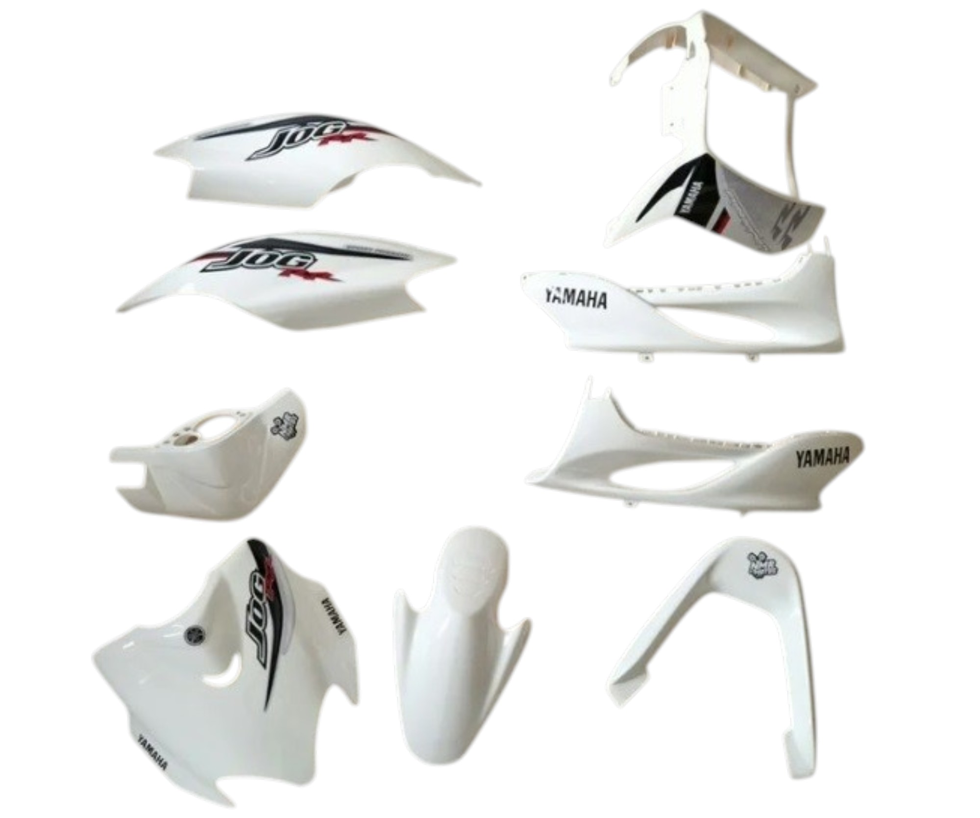 Carenado Yamaha Jog R Rr Blanco + Adhesivos Tipo Origianl Photoroom