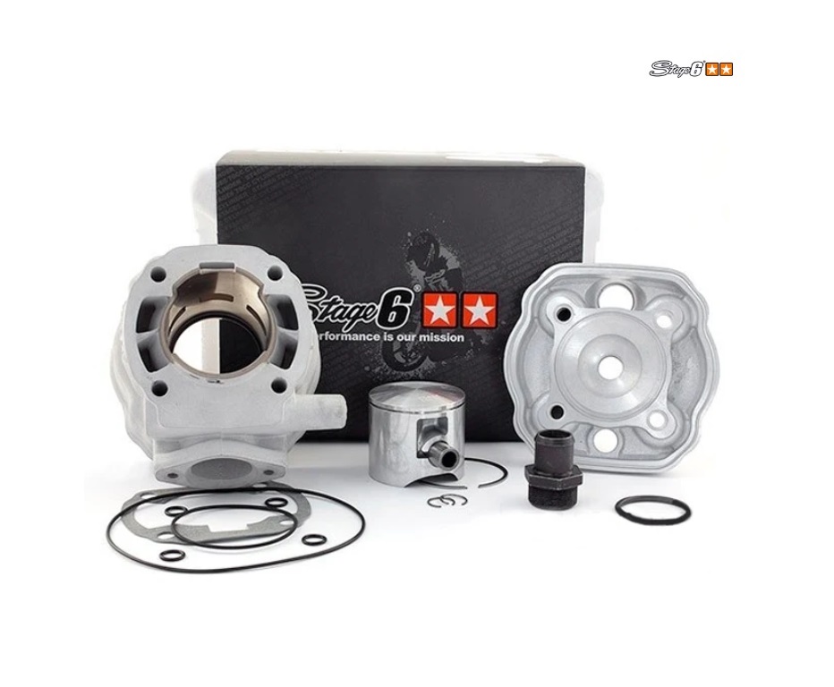 Cilindro Stage 6 Big Racing 77cc Derbi Euro 2